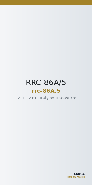 RRC 86A/5 — CANOA