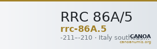 RRC 86A/5 — CANOA