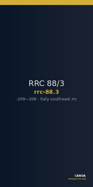 RRC 88/3 — CANOA