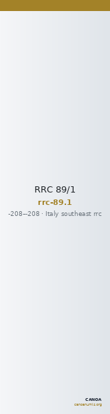 RRC 89/1 — CANOA