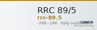 RRC 89/5 — CANOA