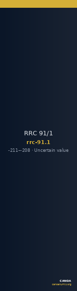 RRC 91/1 — CANOA