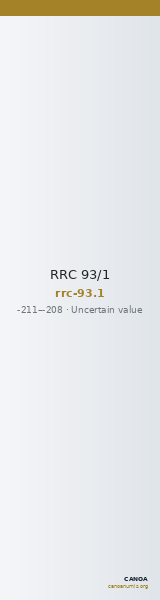 RRC 93/1 — CANOA