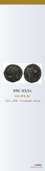 RRC 93/1c — CANOA