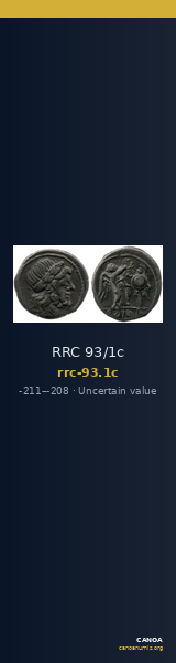 RRC 93/1c — CANOA