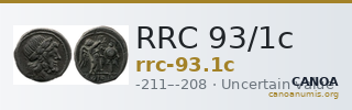 RRC 93/1c — CANOA