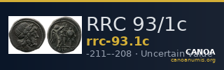 RRC 93/1c — CANOA