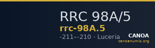 RRC 98A/5 — CANOA