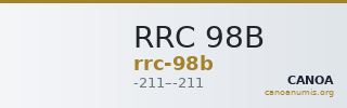 RRC 98B — CANOA