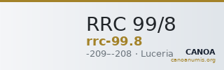 RRC 99/8 — CANOA