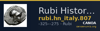 Rubi Historia Numorum Italy 807 — CANOA