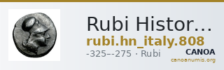Rubi Historia Numorum Italy 808 — CANOA