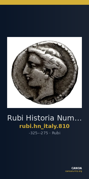 Rubi Historia Numorum Italy 810 — CANOA