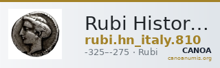 Rubi Historia Numorum Italy 810 — CANOA