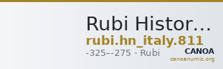 Rubi Historia Numorum Italy 811 — CANOA