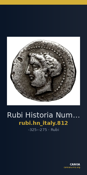 Rubi Historia Numorum Italy 812 — CANOA