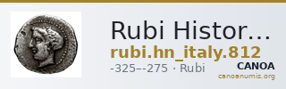 Rubi Historia Numorum Italy 812 — CANOA