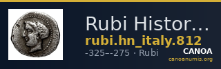 Rubi Historia Numorum Italy 812 — CANOA