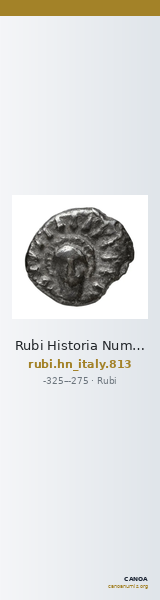 Rubi Historia Numorum Italy 813 — CANOA