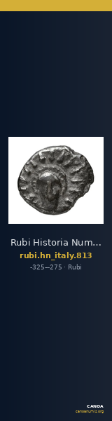 Rubi Historia Numorum Italy 813 — CANOA