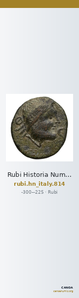 Rubi Historia Numorum Italy 814 — CANOA