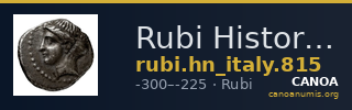 Rubi Historia Numorum Italy 815 — CANOA