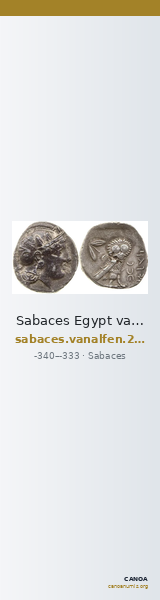 Sabaces Egypt van Alfen 2002 V "Sabakes", Athenian imitations — CANOA