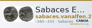 Sabaces Egypt van Alfen 2002 V "Sabakes" fractional coinage type 2 — CANOA