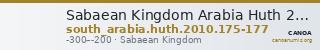 Sabaean Kingdom Arabia Huth 2010 175-177 — CANOA