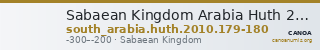 Sabaean Kingdom Arabia Huth 2010 179-180 — CANOA