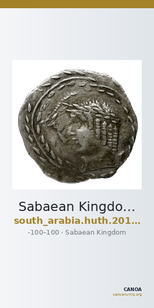 Sabaean Kingdom Arabia Huth 2010 278-282 — CANOA