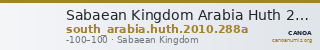 Sabaean Kingdom Arabia Huth 2010 288a — CANOA