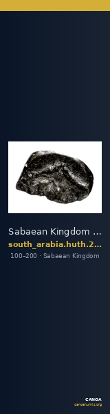 Sabaean Kingdom Arabia Huth 2010 323-325 — CANOA