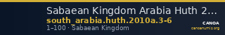 Sabaean Kingdom Arabia Huth 2010a 3-6 — CANOA