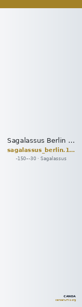 Sagalassus Berlin 19811 — CANOA