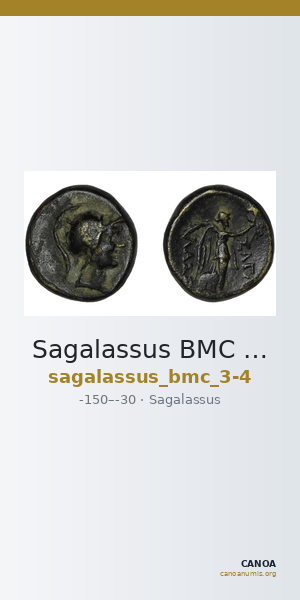 Sagalassus BMC Sagalassus 3-4 — CANOA