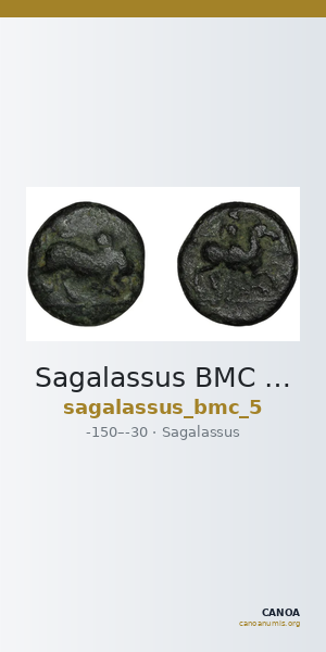 Sagalassus BMC Sagalassus 5 — CANOA