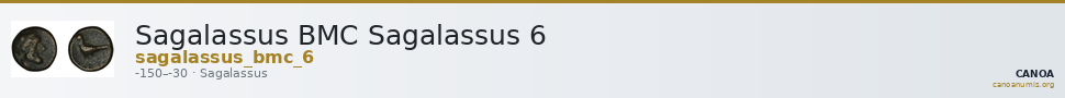 Sagalassus BMC Sagalassus 6 — CANOA