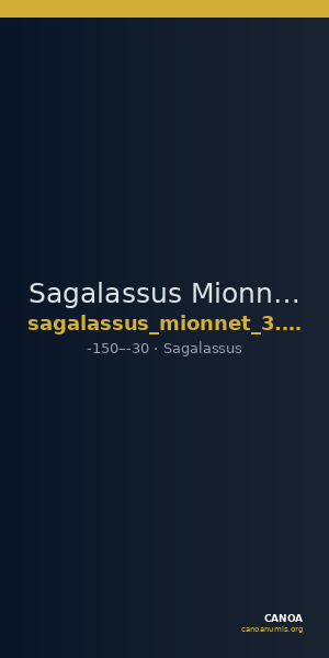 Sagalassus Mionnnet 3.2 p. 511, no. 106 — CANOA