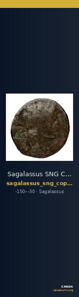 Sagalassus SNG Copenhagen Sagalassus 189 — CANOA