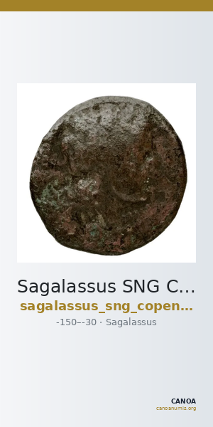 Sagalassus SNG Copenhagen Sagalassus 189 — CANOA