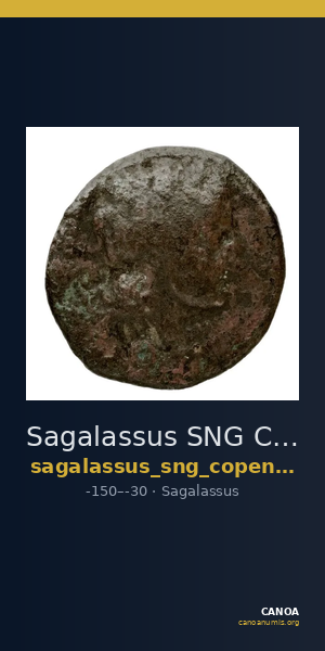 Sagalassus SNG Copenhagen Sagalassus 189 — CANOA