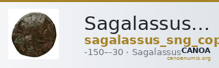 Sagalassus SNG Copenhagen Sagalassus 189 — CANOA