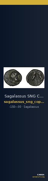Sagalassus SNG Copenhagen Sagalassus 191-5 — CANOA