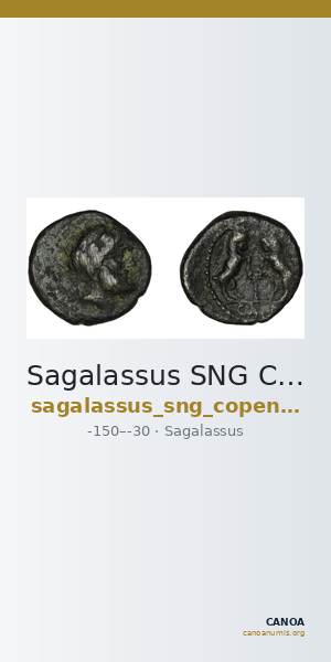 Sagalassus SNG Copenhagen Sagalassus 191-5 — CANOA