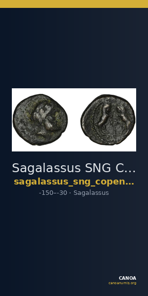 Sagalassus SNG Copenhagen Sagalassus 191-5 — CANOA