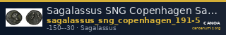 Sagalassus SNG Copenhagen Sagalassus 191-5 — CANOA