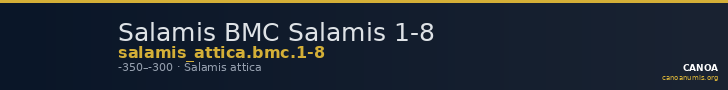 Salamis BMC Salamis 1-8 — CANOA