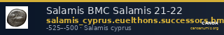 Salamis BMC Salamis 21-22 — CANOA