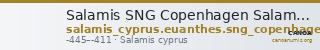 Salamis SNG Copenhagen Salamis 56-57 — CANOA
